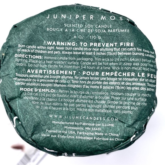 NWT Illume Frost & Fir Juniper Moss Bundled Glass Candle - Picture 13 of 15